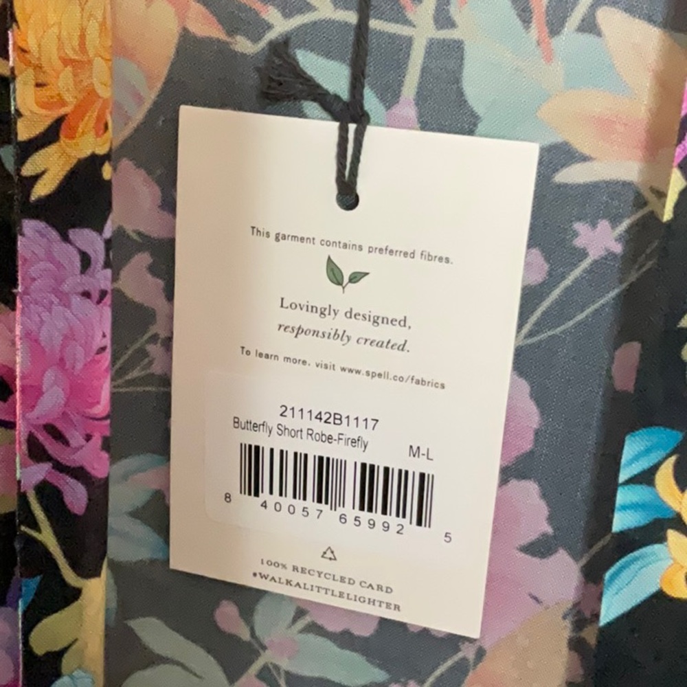 🌸Spell🌸Butterfly Short  Kimono M/L - Picture 8 of 11